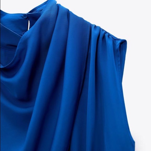 ZARA Sleeveless flowy top - Picture 5 of 7